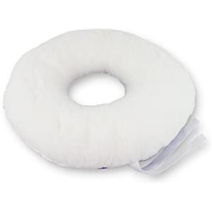 Mobiclinic®, Cuscino antidecubito, Rotondo, Con foro, Ciambella per coccige, Emorroidi, Marchio europeo, Sedia, Divano, A rotelle, Prevenzione delle ulcere da pressione, Bianco