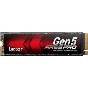 Lexar ARES PRO SSD 1TB PCIe Gen5 NVMe M.2 SSD Interno Gaming, Fino a 14.000 MB/s di lettura, per applicazioni AI, gaming AAA, modifica video, compatibile con PC, laptop & PS5