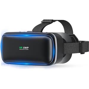 XWP Visore Realtà Virtuale 3D Per Smartphone, Occhiali VR Con Lenti HD Anti Luce Blu, Compatibile Con iPhone&Android (4,7-6,8), Esperienza Di Gioco VR/Film, Regalo di compleanno Per Amici & Famiglia