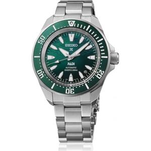 Seiko Prospex Samurai PADI, Orologio Subacqueo Automatico, 200m, Quadrante Verde, Cassa Rotonda in Acciaio