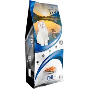 Pet's Garden Top Cats Fish Crocchette per Gatti Gusto Salmone Adatto al Mantenimento Adulti di Tutte le Razze Sacco da 20 kg Prodotto Italiano
