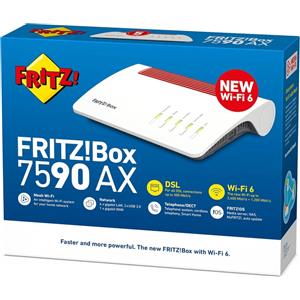 AVM Fritz! Fritz!box 7590AX router wireless gigabit ethernet dual-band (2.4 ghz/5 ghz) bianco