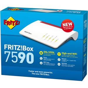 AVM Fritz! Fritz!Box 7590 Router Vdsl/Adsl/Adsl2+ 4 X 4 Mu-Mimo Wi-Fi USB BIANCO