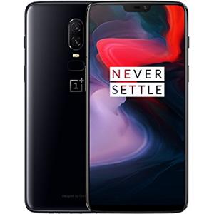 OnePlus 6 Smartphone 8GB RAM, 128 GB Memoria (non espandibile), OxygenOS basato su Android Oreo, Doppia fotocamera 16MP + 20MP, Dual SIM, Nero (Mirror Black)
