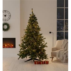 Dmora Albero di Natale 150 cm Plaine, Pino Artificiale, Albero Effetto Reale, Alberello Natalizio, Made in Italy, 100x100 h150 cm, Verde