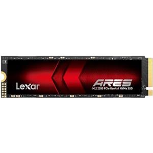 Lexar ARES SSD 2TB M.2 2280 PCIe Gen4x4 NVMe Interno - Fino a 7.400 MB/s in Lettura e 6.500 MB/s in Scrittura, SSD per PS5, PC, Laptop, Videogiochi, Creativi, Professionisti