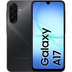 Samsung Galaxy A17, 3 anni di Garanzia del produttore, Android 15, Display Super AMOLED 6.7, 4GB RAM, 128GB, Batteria 5.000 mAh, Resistenza IP54, Memoria espandibile, Black [Versione Italiana]