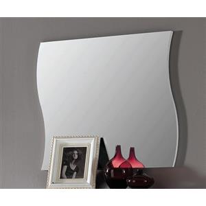 Dmora - Specchio Ettore, Specchio da bagno, 100% Made in Italy, cm 71x2h60