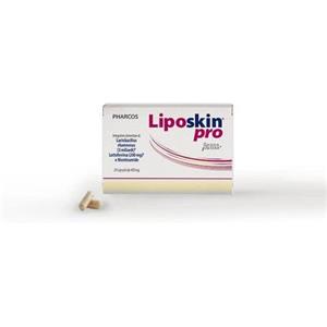 BIONATIVA SpA Liposkin Pro - Integratore per la pelle con Lactobacillus Rhamnosus, Lattoferrina e Nicotinamide - 30 Capsule