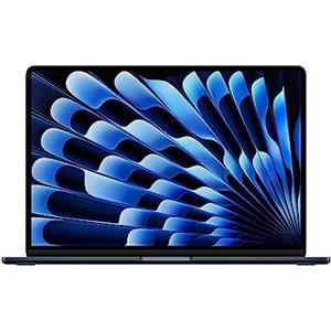 Apple 2023 MacBook Air portatile con chip M2: display Liquid Retina da 15,3, 8GB di RAM, 256GB di archiviazione SSD, videocamera FaceTime HD a 1080p. Compatibile con iPhone/iPad - Mezzanotte
