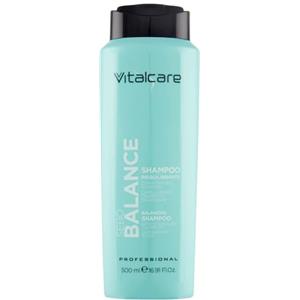 Vitalcare Sebo Balance Shampoo Riequilibrante 500 ml - Deterge delicatamente i capelli grassi con Vitamine e Zenzero Bio