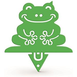 Alubox 98ZZINORANAVE Porta Spirale Antizanzare da Piantare Rana, Verde