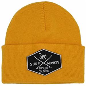 Surf Monkey DRESSED IN MUSIC PLAY WITH ME Berretto con Orlo per Uomo/Donna - Surf Monkey® - Taglia Unica, Oro, Taglia Unica