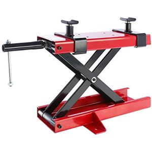 AREBOS Cavalletto Alzamoto Cric Sollevatore Moto | Ponte | Sollevatore | 500 kg | 95-375 mm