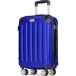 POSH Valigia Cabina 55x40x23 cm - Leggera in ABS Rigido - Borsone da Viaggio 35 L con Serratura a Combinazione - Trolley da 2,5 kg con Ruote Girevoli a 360° - Perfetto per soggiorni brevi