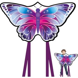 VLEDARLING Aquilone Farfalla per Bambini e Adulti, Aquilone Butterfly, Stringa 100m, Aquiloni Farfalla Colorati Facili da Far Volare, Aquiloni a Linea Singola per Bambini dai 3Anni in su