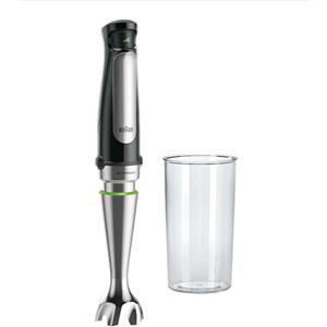 Braun Frullatore a immersione MultiQuick 7 MQ 7000X - frullatore a immersione con base di miscelazione rimovibile in acciaio inossidabile con tecnologia ActiveBlade per frullare gli ingredienti più duri, incluso misurino e miscelatore da 600 ml, 1000 …