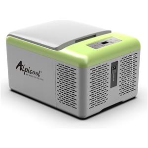 Alpicool C9PT 9 Litri Frigoriferi per Auto, Mini Frigo Portatile, Elettrico Auto Frigorifero Congelatore 12/24V DC per Viaggio -20 ℃ a 20℃