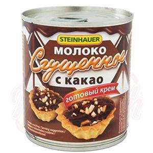 Steinhauer 6 x 397 g, latte condensato zuccherato al cacao