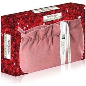 DEBORAH KIT FORMULA PURA MASCARA VOLUME + EYELINER + POCHETTE IN TESSUTO