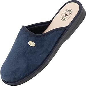 JOMIX Ciabatte Uomo Anatomiche Punta Chiusa Pantofole Uomo Eleganti e Comode Made in Italy ITU1721-3 (Blu, 41)