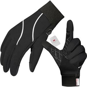 Origem Guanti Invernali Uomo Donna, 3M Thinsulate Touch Screen Termici, Impermeabili Moto Bici, Riscaldati Antiscivolo Antivento Sportivi per Ciclismo, Running, Calcio, Sci