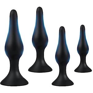 Hdgpfrve HPy1- Prodotto Per L'Allenamento In Silicone Carino Durevole In Quattro Pezzi Ṕlūg Ḁnàli Ḁnàlé Ḅūṱṱ ḀnâlêŜêx Pîccólo Dilàtâtore Ânâls Dónna Ḁmǎl Ânâlṕlūg Tóy Dídò ânÈlli ḈoḈkríng ḈoḈk pÈnís ríng