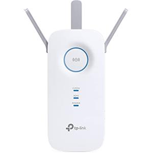 D-Link TP-Link RE450 Ripetitore WiFi Wireless, Velocità Dual Band AC1750Mbps, WiFi Extender e Access Point, Compatibile con Modem Router WiFi, 1 Porta Gigabit, Tecnologia TP-Link OneMesh, Bianco