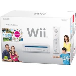 Nintendo Wii Console (White) with Wii Sports and Wii Party [Edizione: Regno Unito]
