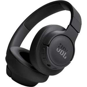 JBL Tune 720 BT Cuffie Over-Ear Bluetooth Wireless, Pieghevoli e Leggere, Microfono e Comandi su Padiglione con Voice Aware, JBL Pure Bass, Connessione Multipoint, fino a 76 ore di Autonomia, Nero