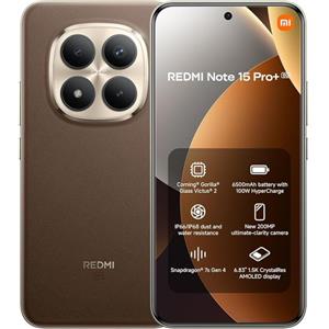 Xiaomi Redmi Note 15 Pro Plus 5G 8GB Ram 256GB Dual Sim Mocha Brown Global Version Brand