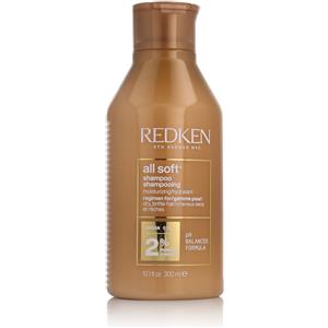 Redken All Soft Shampoo 300 ml - Shampoo Idratante per Capelli Secchi e Fragili con RCT Protein Complex
