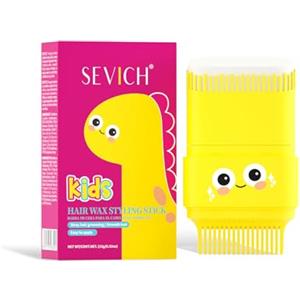 SEVICH Gel per capelli per bambini, crema idratante e finitura per lo styling, ingredienti sicuri, facile da usare, perfetto per legare i capelli ribelli e creare divertenti acconciature, 15 g
