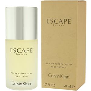 Calvin Klein Escape for Men Eau de Toilette 50 ml - Fragranza Aromatica Verde con Note di Melone e Mango