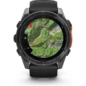 Garmin Fenix 8 3,56 cm (1.4) AMOLED 51 mm Digitale 454 x 454 Pixel Touch screen Grigio Wi-Fi GPS (satellitare)
