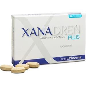 PromoPharma Xanadren Plus - Integratore Alimentare Drenante con Pilosella e Betulla - 30 Compresse
