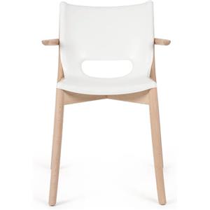 Alessi Poltrona Poêle Bianco in Acciaio con Braccioli - Design Philippe Starck