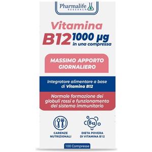 PHARMALIFE RESEARCH Srl VITAMINA B12 100 COMPRESSE VITACURVEG