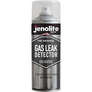 JENOLITE Rilevatore di perdite di gas, 500 ml, non infiammabile e non corrosivo, rileva perdite in riscaldamento, impianti idraulici, aria condizionata e altro ancora, certificato DVGW