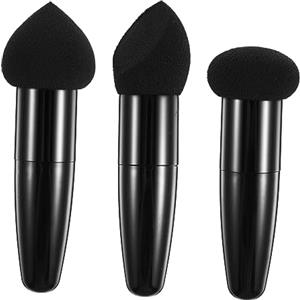GALPADA Set Da 3 Penne Per Trucco Portatili Spugna a Forma Di Cuore, Pennelli Multiuso Per Fondotinta, Correttore e Illuminante, Accessori Professionali Per Make up Viso