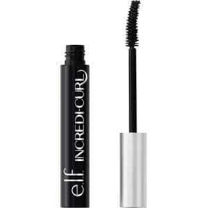 e.l.f. Incredi-Curl Mascara, mascara volumizzante a lunga tenuta per ciglia ultra sollevate e incurvate, formula anti sbavature, prodotto vegano e non testato sugli animali, Pitch Black