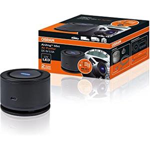 OSRAM AirZing Mini; Purificatore D'aria Per Auto Con Presa USB, Ionizzatore, Distrugge Virus E Batteri Nel Veicolo Fino Al 99%, Filtro TiO2 High-tech + Luce LED UVA