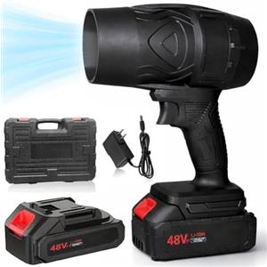 STAKMANN Mini Soffiatore d'Aria a Batteria Portatile Senza Fili con 2 Batterie da 48 V, Caricabatterie e Valigetta per Trasporto, Ideale per la Pulizia di Casa, Giardino, Tastiere, Ufficio, Polvere e Neve