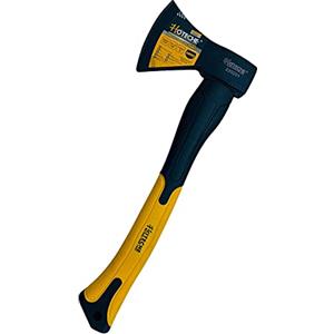 Partenopeautensili® Ascia Accetta Universale per scappare legna con Manico in Fibra di Vetro e Manico gommato by hoteche (600)