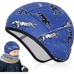 Udbrud Berretto da Ciclismo Inverno Bambini, Berretto da Ciclismo sotto Il Casco Inverno Berretto Caldo Antivento Sport Berretto Casco Intimo Berretto per Tutti Gli Sport Invernali all'aperto