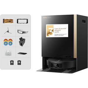 Mova MOBIUS 60 Robot Aspirapolvere con Sistema MopSwap, 30.000 Pa, Ritenzione Dinamica dell'aspirazione, Navigazione FlexScope e Superamento Ostacoli Fino a 8 cm, Sistema PTC a 100° C