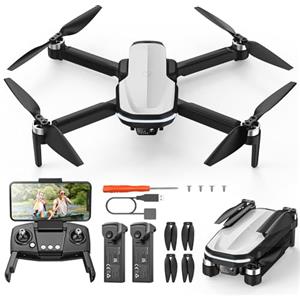 Holy Stone Drone FPV Holy Stone Con Fotocamera 4K HD Per Principianti, Adulti E Bambini, HS280D Quadricottero Pieghevole Con Motore Brushless, Flusso Ottico, Tap Fly, Controllo Vocale, Selfie, 2 Batterie