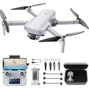 Holy Stone HS360E GPS 4K EIS Drone con telecamera per adulti, 249g leggero pieghevole FPV RC Quadcopter Drone con sensore da 12 megapixel, portata 6 km, ritorno automatico, seguimi, HS360S aggiornato