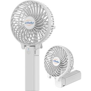 efluky Ventilatore Portatile, Mini Ventilatore USB Pieghevole Ricaricabile, Ventilatore Portatile con 3 Impostazioni di Velocità per Viaggi all'aperto
