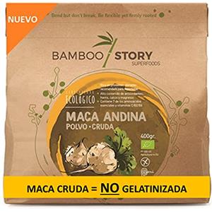 BAMBOO STORY NUOVO | BAMBOO STORY | Maca Mix (Gialla + Rossa + Nera) | 400g | 100% Peruviana | Polvere | Cruda | Pura | BIO